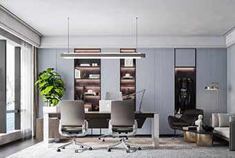 湛江轻奢风格-书房