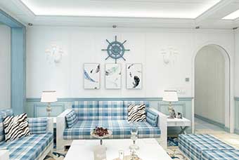 湛江地中海风格-客厅