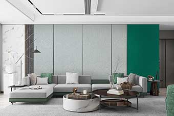 湛江轻奢风格-客厅