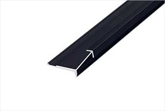 湛江航空纤维墙咔铝合金阳角线（哑黑氧化）