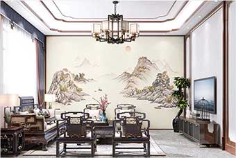 湛江森佰汇航空纤维墙咔（巴山蜀水）