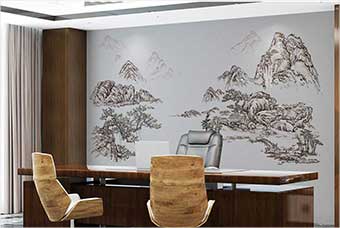 湛江森佰汇航空纤维墙咔（山水之间）