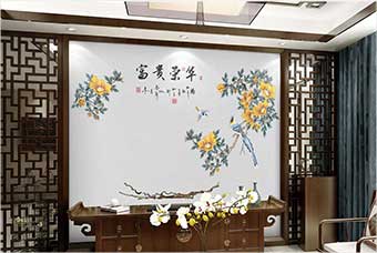 湛江森佰汇航空纤维墙咔（富贵荣华）